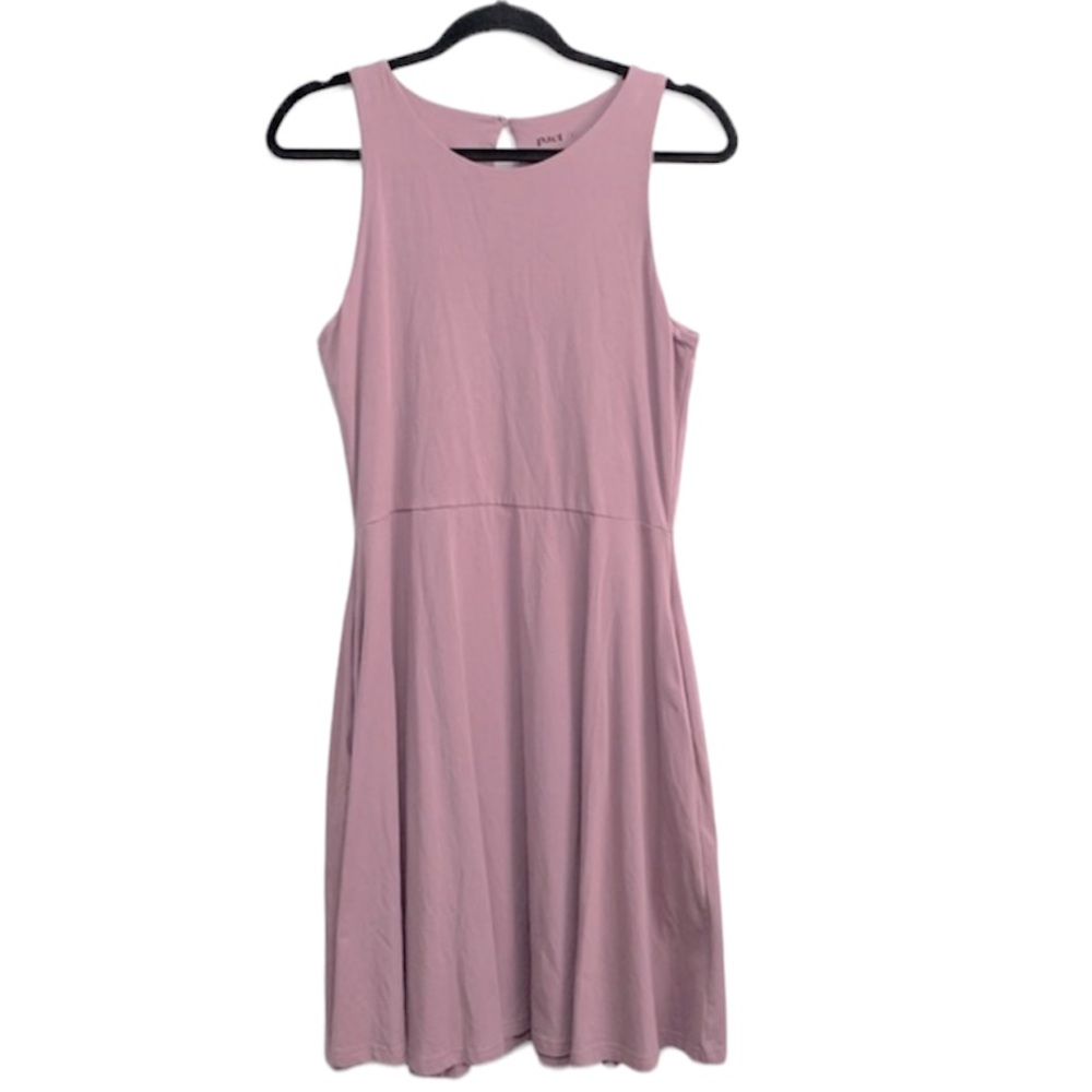 Pact Women's Dusty Rose Sleeveless A-Line Dress